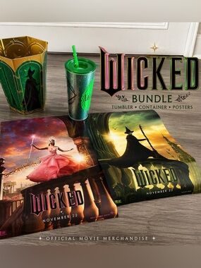 Limited Edition Wicked Movie Merchandise Bundle 💖💚✨
